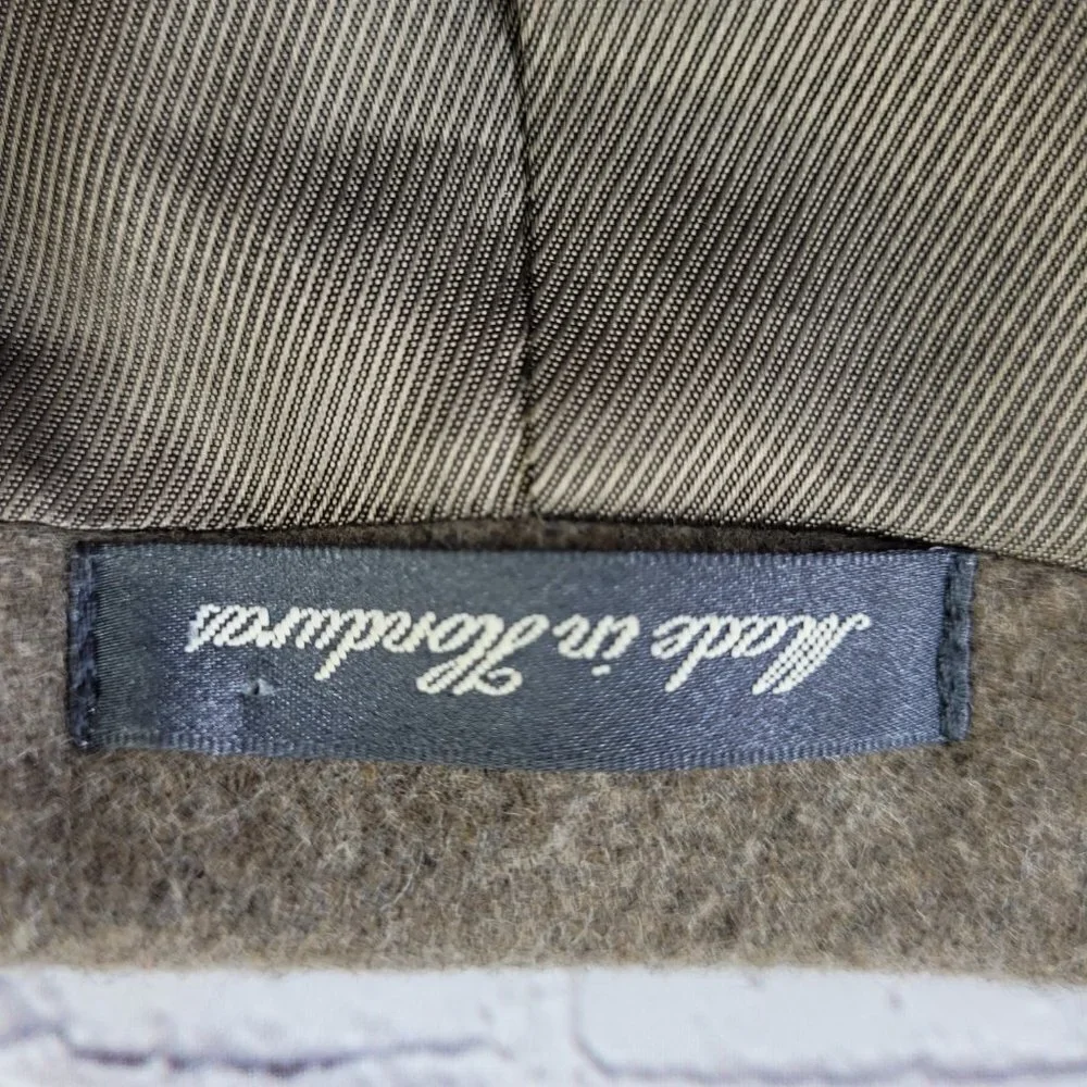 Oscar De La Renta men’s wool cashmere blend tan color blazer jacket size 43R